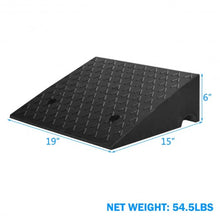 Load image into Gallery viewer, 2 PCS 6&quot; Rubber Car Curb Ramps

