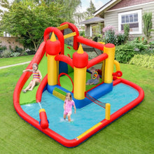 Load image into Gallery viewer, Inflatable Water Slide Jumping Bounce House with 740 W Blower
