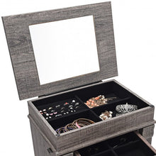Load image into Gallery viewer, Standing Jewelry Cabinet Storage Organizer with Wooden Legs
