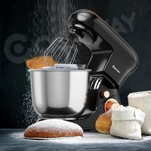 Load image into Gallery viewer, 5.3 Qt Stand Kitchen Food Mixer 6 Speed with Dough Hook Beater-Black
