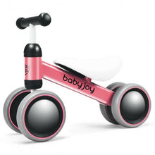 Load image into Gallery viewer, 4 Wheels No-Pedal Baby Balance Bike-Pink
