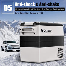 Load image into Gallery viewer, 55-Quarts Portable Thermoelectric Electric Car Cooler Refrigerator for Beverage

