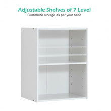 Load image into Gallery viewer, 2 Tier Open Night Stand End Table Sofa Side Storage Furniture-White
