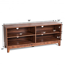 Load image into Gallery viewer, 58&quot; Modern Entertainment Media Center Wood TV Stand-Wood
