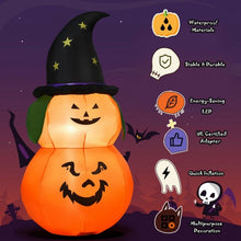 Load image into Gallery viewer, 5FT Halloween Inflatable Pumpkin
