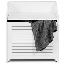 Load image into Gallery viewer, Laundry Hamper Cabinet Laundry Sorter Chest with Seat
