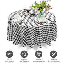 Load image into Gallery viewer, 2 Pcs Stain Resistant and Wrinkle Resistant Table Cloth-Black
