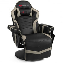 Load image into Gallery viewer, Ergonomic High Back Massage Gaming Chair with Pillow-Gray
