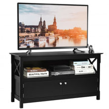 Load image into Gallery viewer, 44&quot; Wooden Storage Cabinet TV Stand-Black
