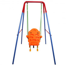 Load image into Gallery viewer, Outdoor Backyard Playground Children Swing Set with Rope
