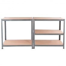Load image into Gallery viewer, 71&quot; Heavy Duty Steel Adjustable 5 Level Storage Shelves-Gray
