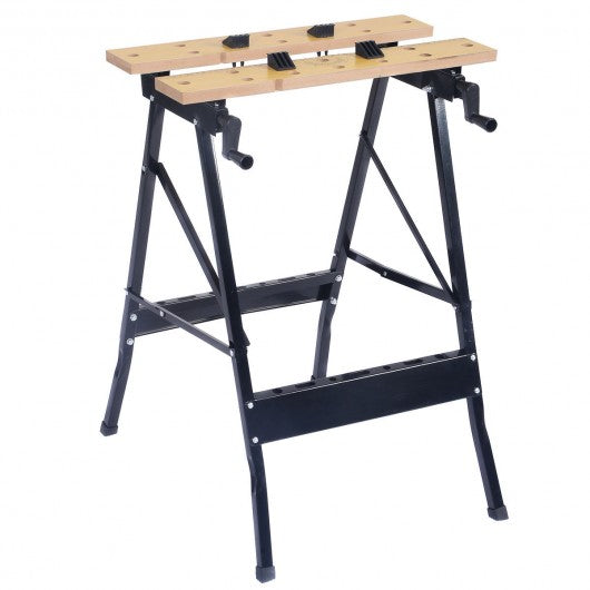Folding Work Bench Table Tool Garage Repair Workshop