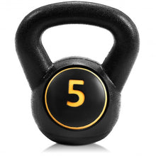 Load image into Gallery viewer, 3 pcs 5 10 15lbs Kettlebell Kettle Bell Weight Set
