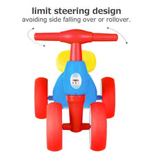 Load image into Gallery viewer, 4-wheel Baby Balance Bike with Sound and Storage Box-Red
