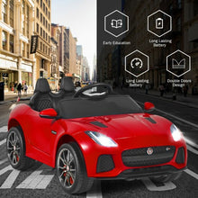 Load image into Gallery viewer, 12V Jaguar F-Type SVR Licensed Kids Ride On Car-Red
