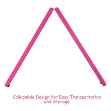 Load image into Gallery viewer, 8&#39; Gymnastics Performance Training Folding Floor Balance Beam-Pink
