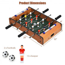 Load image into Gallery viewer, 20&quot; Foosball Table Mini Tabletop Soccer Game
