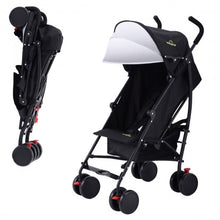 Load image into Gallery viewer, Lightweight Umbrella Baby Toddler Stroller with Storage Basket-Black
