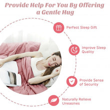 Load image into Gallery viewer, 48&quot;x72&quot; Heavy Weighted 20lb Natural Bamboo Fabric Blanket-Pink
