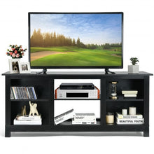 Load image into Gallery viewer, 2-Tier 58&quot; TV Stand Entertainment Media Console Center-Black
