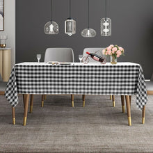 Load image into Gallery viewer, 10 Pcs 60&quot; x 126&quot; Rectangular Polyester Party Tablecloth-Black
