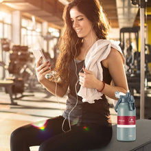 Load image into Gallery viewer, 44oz Vacuum Insulated Leakproof Stainless Steel Sports Water Bottle-Gray
