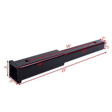 Load image into Gallery viewer, 18&quot; Hitch Extension Receiver 2&quot; Extender 5/8&quot; Pin Hole 4000 LBS Tow capacity
