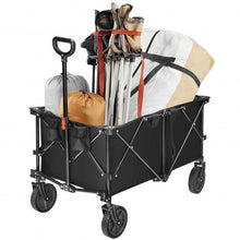 Load image into Gallery viewer, Outdoor Utility Garden Trolley Buggy -Black

