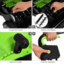 Load image into Gallery viewer, 12Amp Corded Scarifier 13&quot; Electric Lawn Dethatcher -Green
