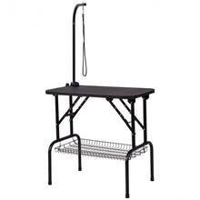 Load image into Gallery viewer, 32&quot; Pet Grooming Table Durable Foldable Rubber Top
