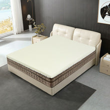 Load image into Gallery viewer, 3 inch Bed Mattress Topper Air Cotton for All Night’s Comfy Soft Mattress Pad-Queen Size
