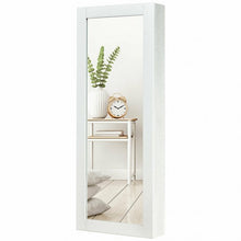 Load image into Gallery viewer, Wall Mounted Mirrored Storage Jewelry Cabinet
