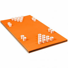 Load image into Gallery viewer, 5.5&#39; x 35.5&quot; 3-Layer Multi-Purpose Floating Beer Pong Table-Orange
