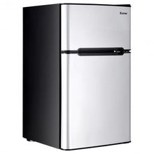 Load image into Gallery viewer, 3.2 cu ft. Compact Stainless Steel Refrigerator-Gray

