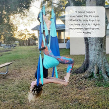 Load image into Gallery viewer, Swing Set Anti-Gravity Shaping Adjustable Yoga Belt-Blue
