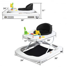 Load image into Gallery viewer, 3 in 1 Foldable Baby Walker-Black
