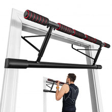 Load image into Gallery viewer, Foldable Pull Up Bar Doorway Chin Up Bar with Foam Grip for Home Gym
