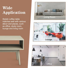 Load image into Gallery viewer, Coffee Cocktail Accent Table with Drawer and Storage Shelf-Gray
