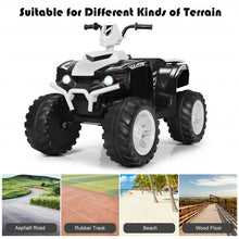 Load image into Gallery viewer, 12V Kids 4-Wheeler ATV Quad Ride On Car -White
