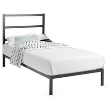 Load image into Gallery viewer, Twin/Full/Queen Size Metal Bed Platform Frame with Headboard-Twin Size
