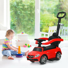 Load image into Gallery viewer, 3-in-1 Mercedes Benz Ride-on Toddler Sliding Car-Red
