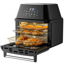 Load image into Gallery viewer, 19 QT Multi-functional Air Fryer Oven 1800W Dehydrator Rotisserie-Black
