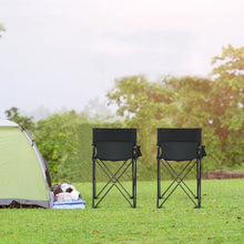 Load image into Gallery viewer, Portable 38&#39;&#39; Oversized High Camping Fishing Folding Chair
