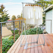 Load image into Gallery viewer, Extendable Foldable Heavy Duty Clothing Rack with Hanging Rod
