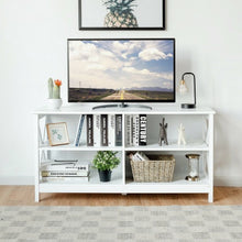 Load image into Gallery viewer, Wooden TV Stand Entertainment Media Center -White
