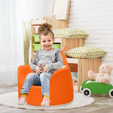 Load image into Gallery viewer, Kids Cartoon Sofa Seat Toddler Children Armchair Couch-Orange
