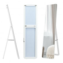 Load image into Gallery viewer, Full Length Frameless Wall Mountable Floor Mirror-White
