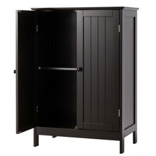 Load image into Gallery viewer, Bathroom Floor Storage Double Door Cupboard Cabinet-Brown
