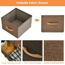 Load image into Gallery viewer, 7 Drawer Tower Steel Frame and Wooden Top Dresser Storage Chest for Bedroom
