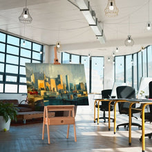 Load image into Gallery viewer, Adjustable  Floor Wooden Artist Easel H-Frame with Art Supply Storage Drawer
